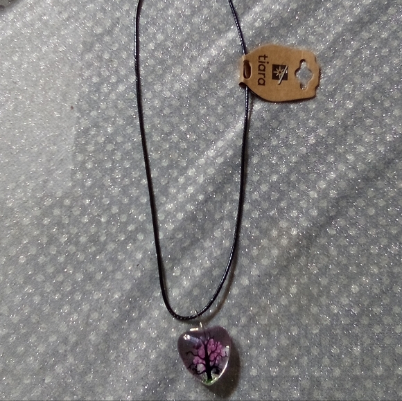 Necklace Jewelry Tree Decor Heart Pendant Women - Picture 4 of 4